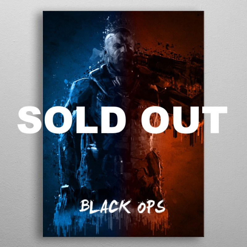 Displate Metall-Poster "Call Of Duty Black Ops" *AUSVERKAUFT*